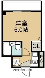 スカイコート函館【5階】の間取り